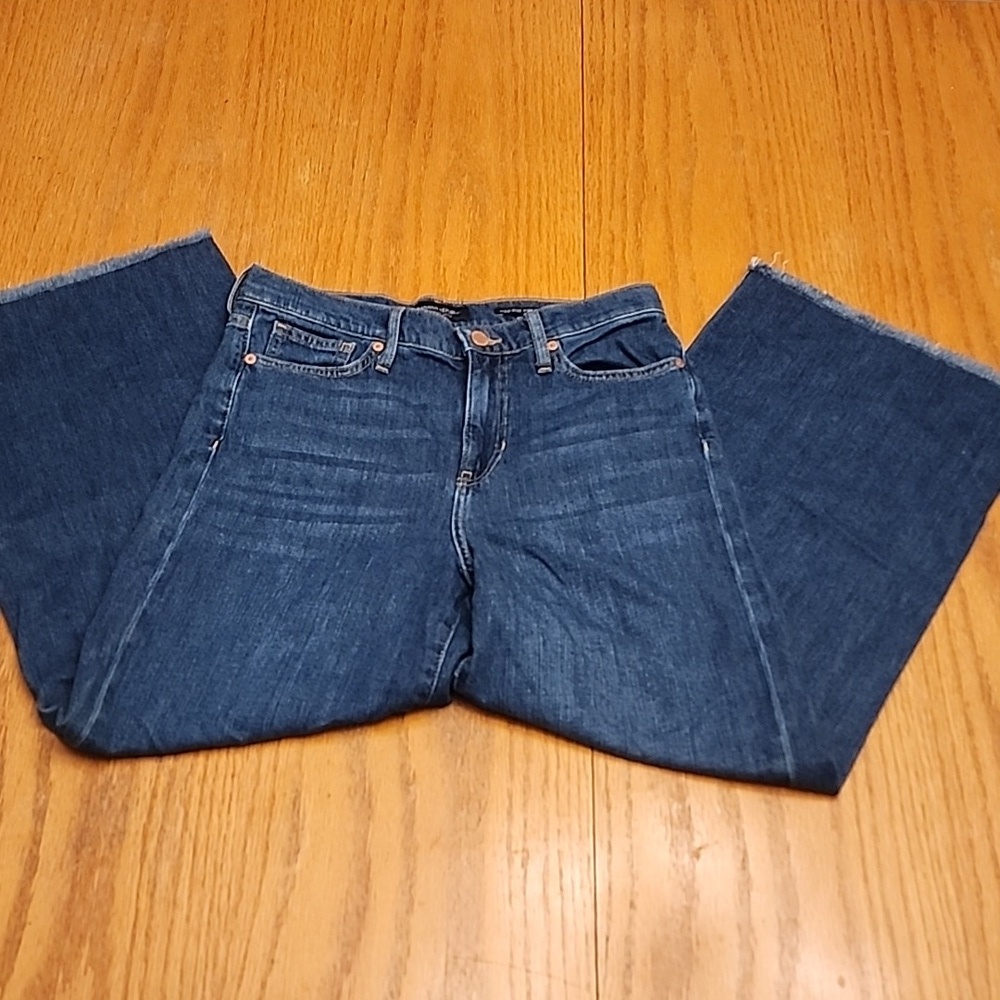 Banana Republic Dark Blue Flare Jeans - Picture 10 of 12